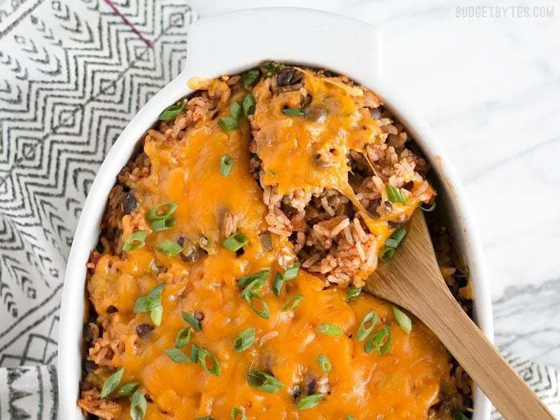 Beef Burrito Casserole