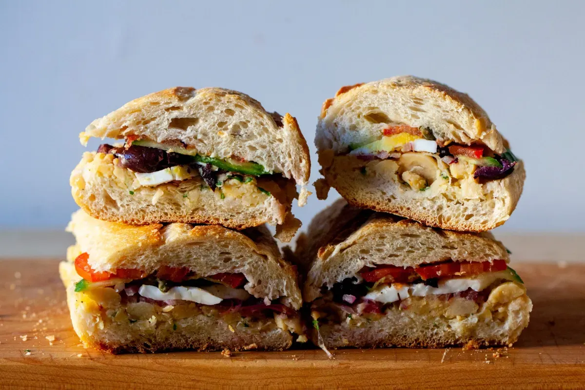 chickpea pan bagnat
