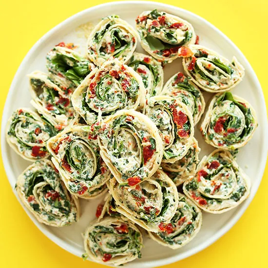 Sun-Dried Tomato and Basil Pinwheels