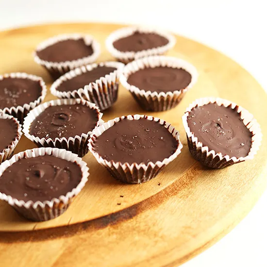 Bourbon Caramel Almond Butter Cups