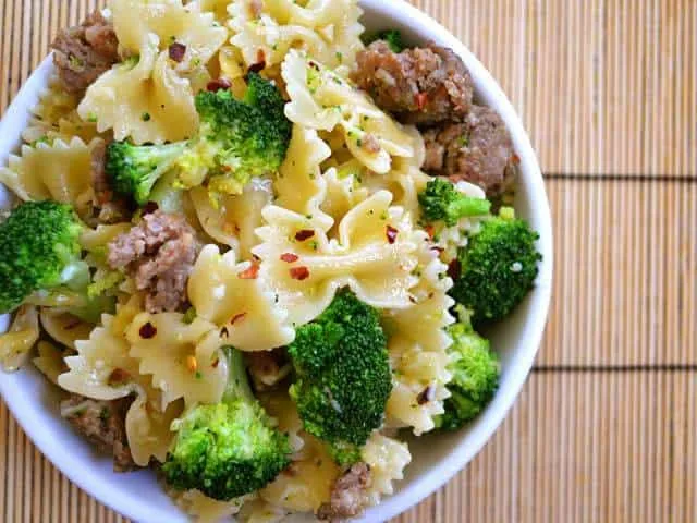 Spicy Sausage and Broccoli Pasta