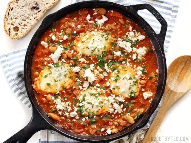 Smoky White Bean Shakshuka
