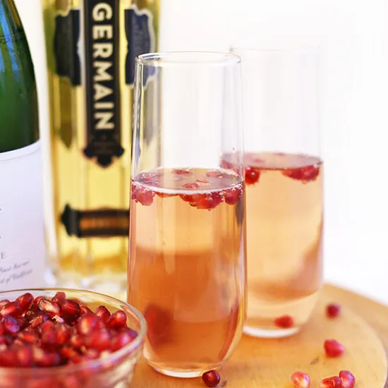 St. Germain Pomegranate Spritzers