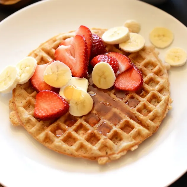 Vegan Gluten-Free Oatmeal Waffles