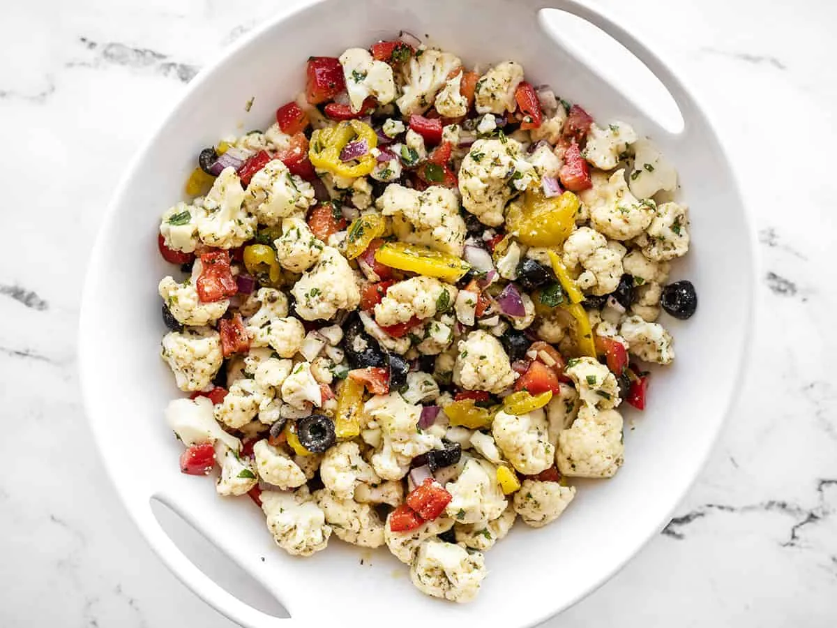 Marinated Cauliflower Salad