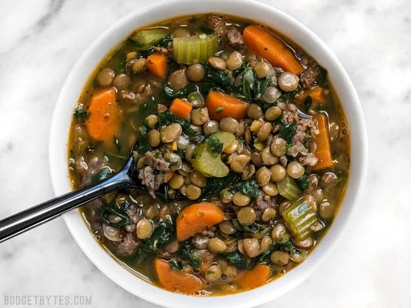 Lentil and Sausage Stew