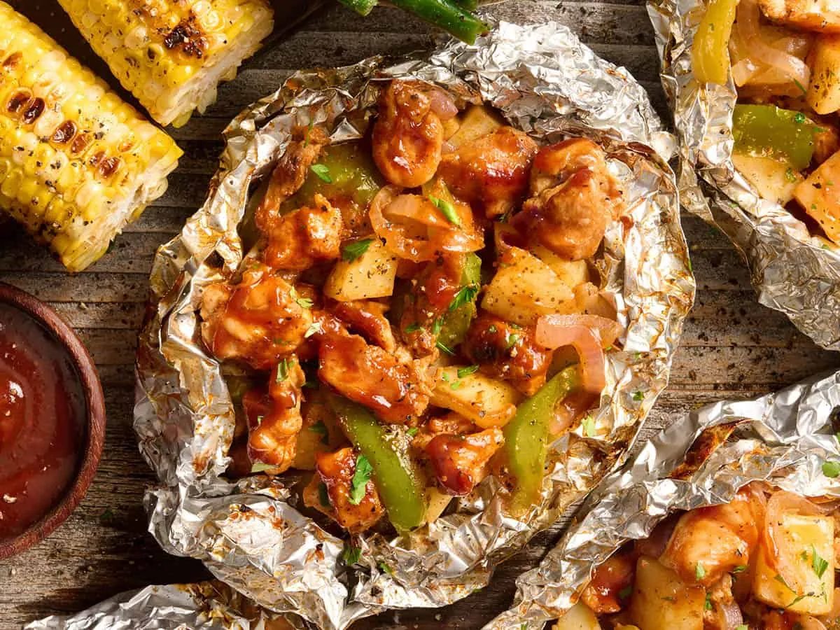 BBQ Chicken Foil Packs