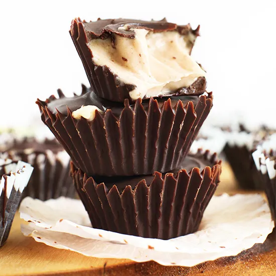 Vegan Peanut Butter Mousse Cups