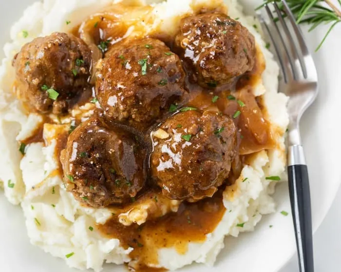 Meatballs and Gravy