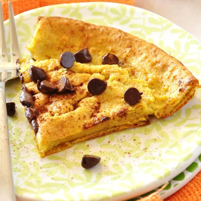 Pumpkin Chocolate Chip Dutch Baby