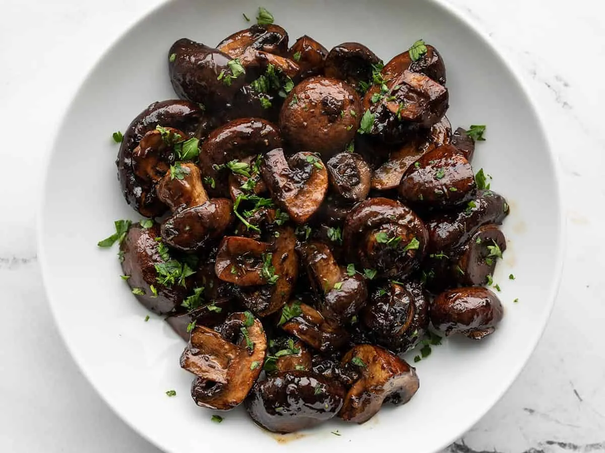 Balsamic Roasted Mushrooms