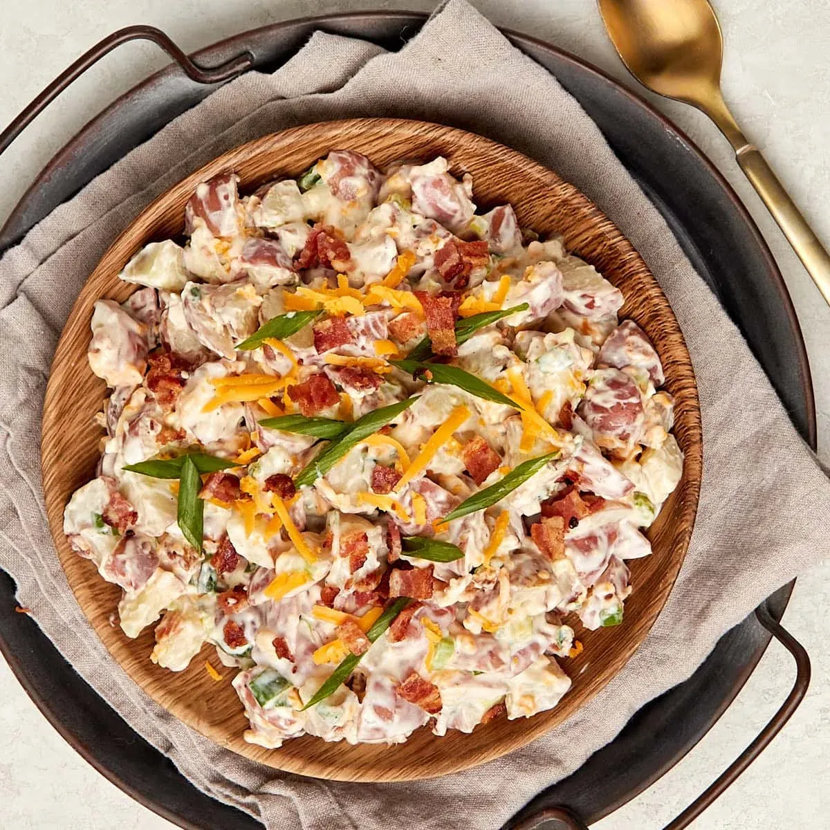 Steakhouse Potato Salad Bacon Bliss – Easy and Flavorful