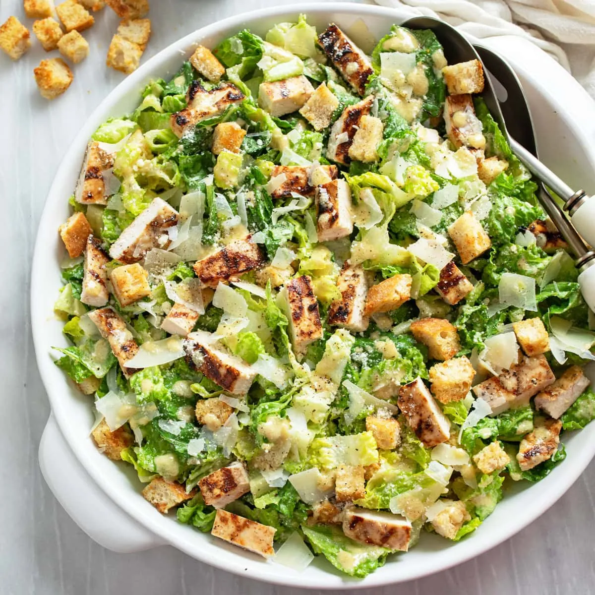 BEST Chicken Caesar Salad