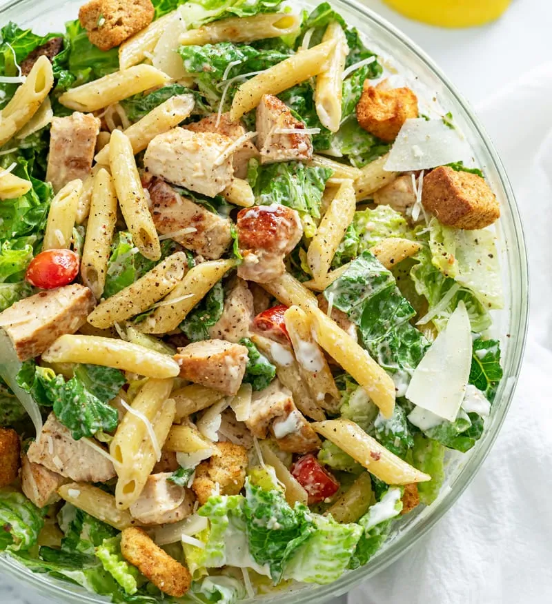 Chicken Caesar Pasta Salad