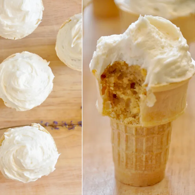 Vegan Peach Cupcakes