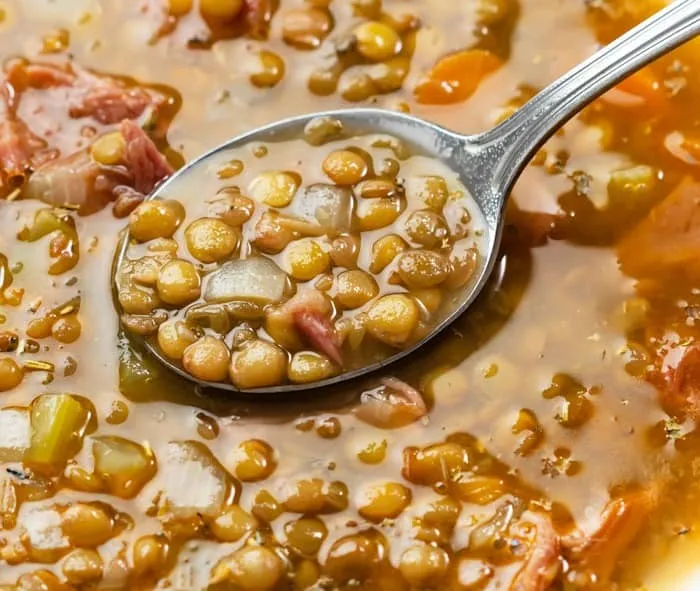 Lentil Soup with Ham