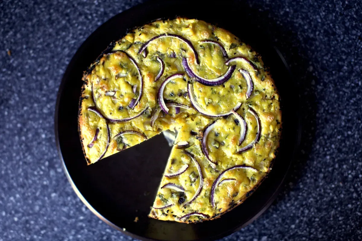 cauliflower and parmesan cake