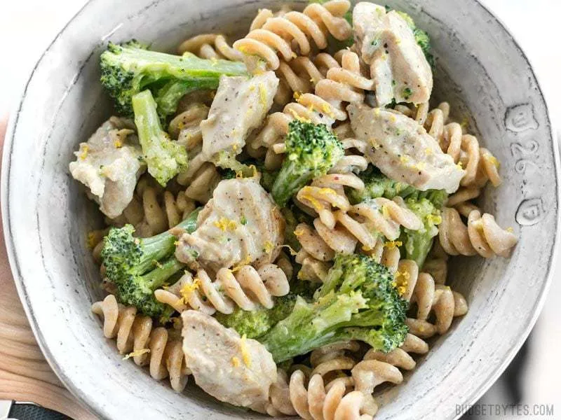 Chicken and Broccoli Pasta with Lemon Cream Sauce