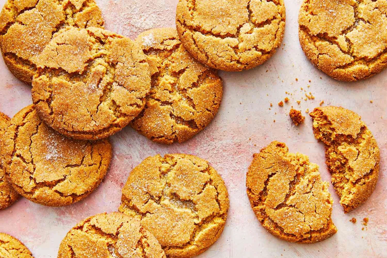 Big Soft Ginger Cookies
