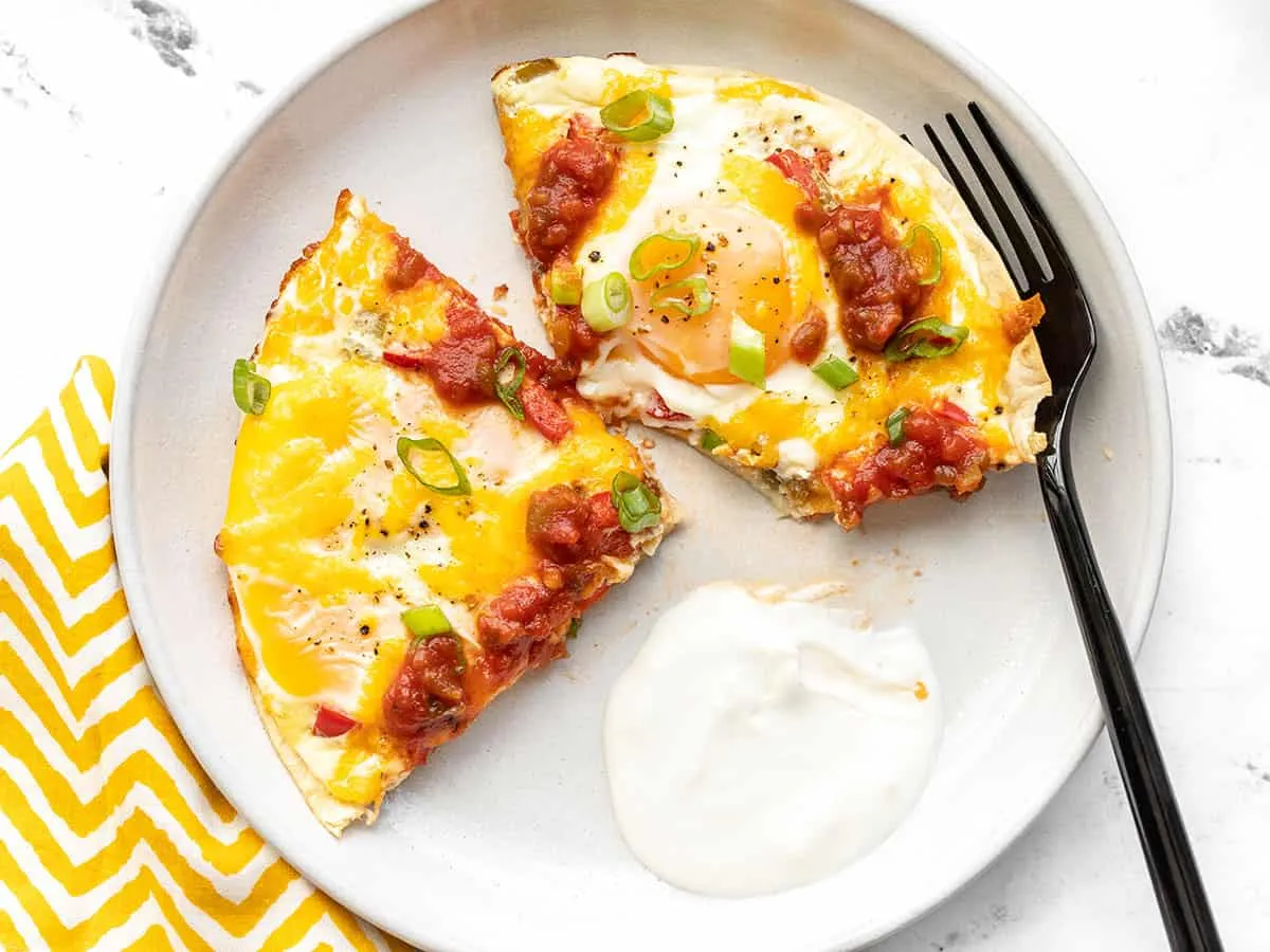 Southwest Tortilla Baked Eggs