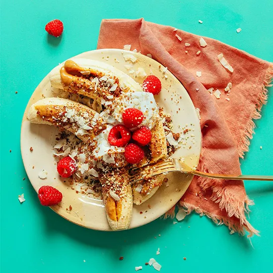 5-Minute Raw Banana Splits