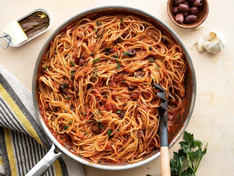 Pasta Puttanesca Recipe