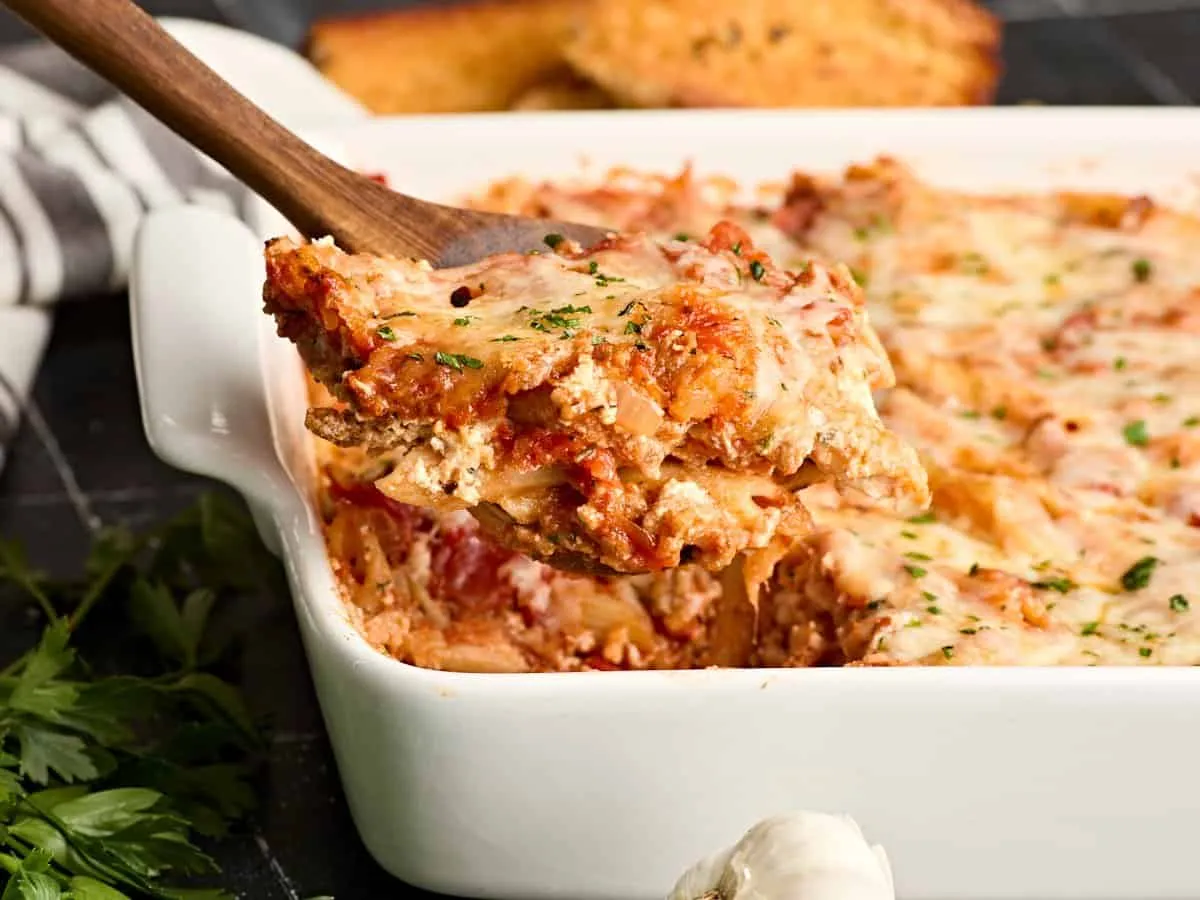 Baked Mostaccioli