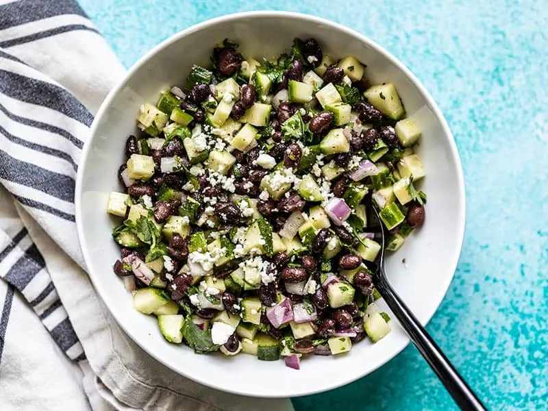 Cucumber and Black Bean Salad
