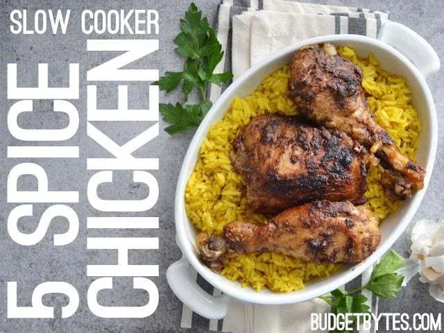 Slow Cooker 5 Spice Chicken
