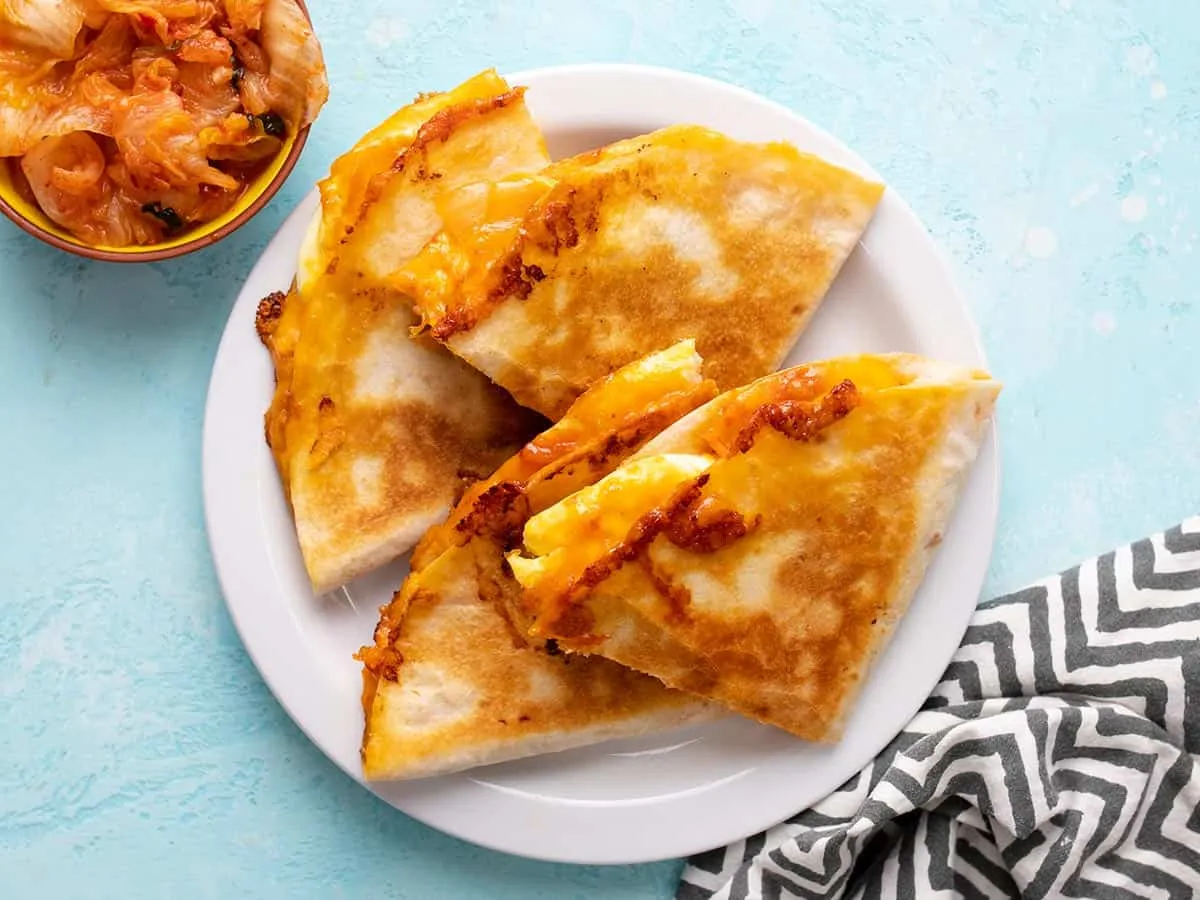 Kimchi Quesadillas
