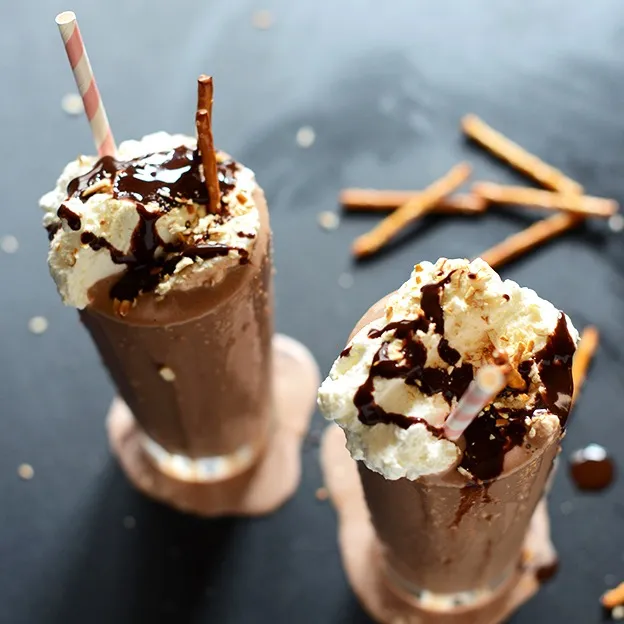 Pretzel Frozen Hot Chocolate