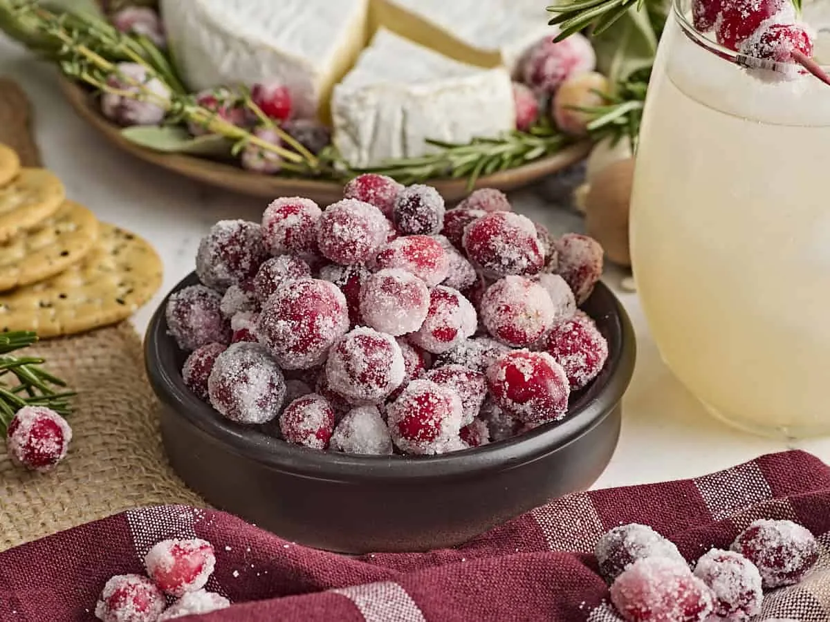 Sugared Cranberries Recipe