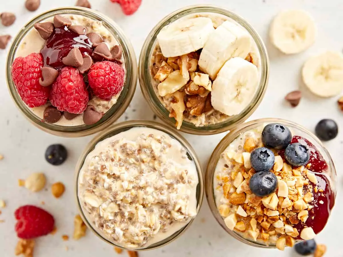 Overnight Oats (Base Recipe plus Variations)