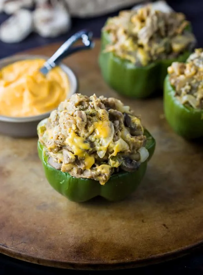 Philly Cheesesteak Stuffed Peppers