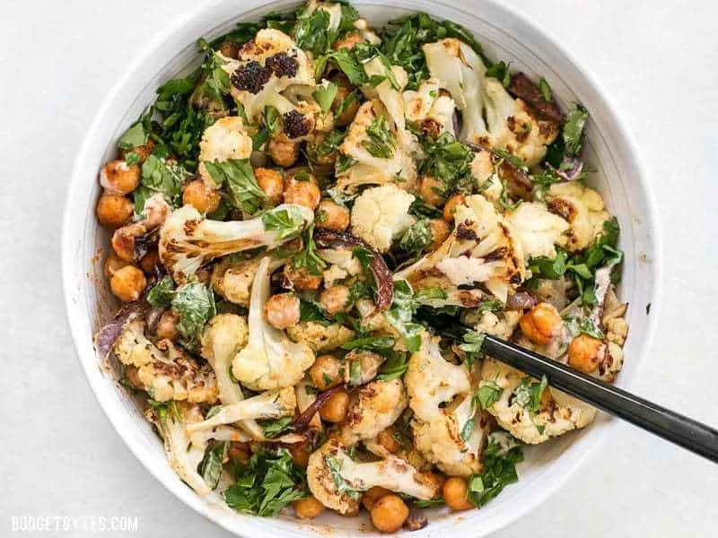 Roasted Cauliflower Salad