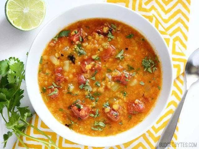 Mexican Red Lentil Stew