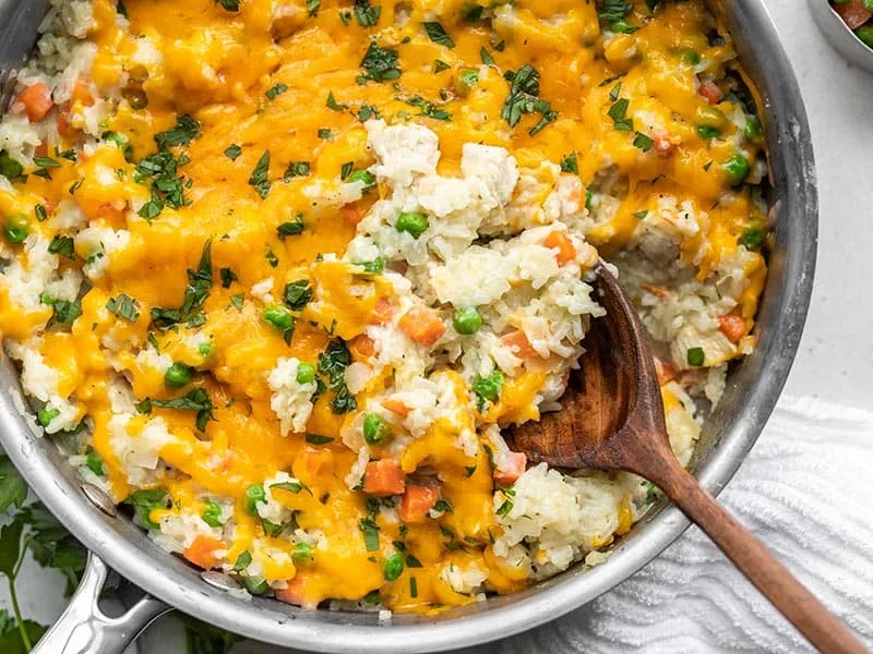 Creamy Chicken and Rice Skillet