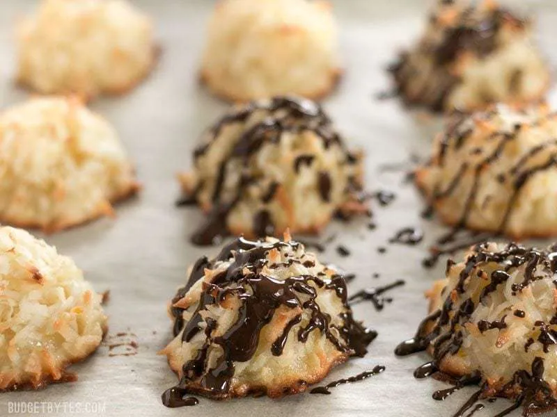 Chocolate Glazed Orange Macaroons