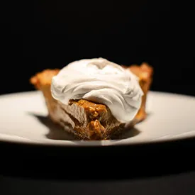 Creamy No-Bake Pumpkin Pie