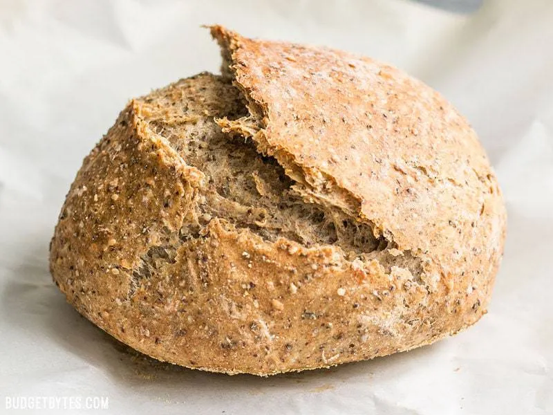 Seeded No-Knead Bread