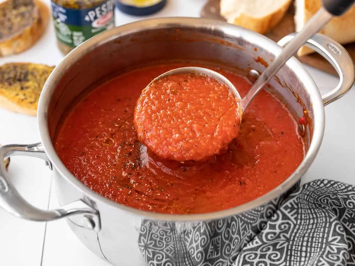 Tomato & Roasted Red Pepper Soup