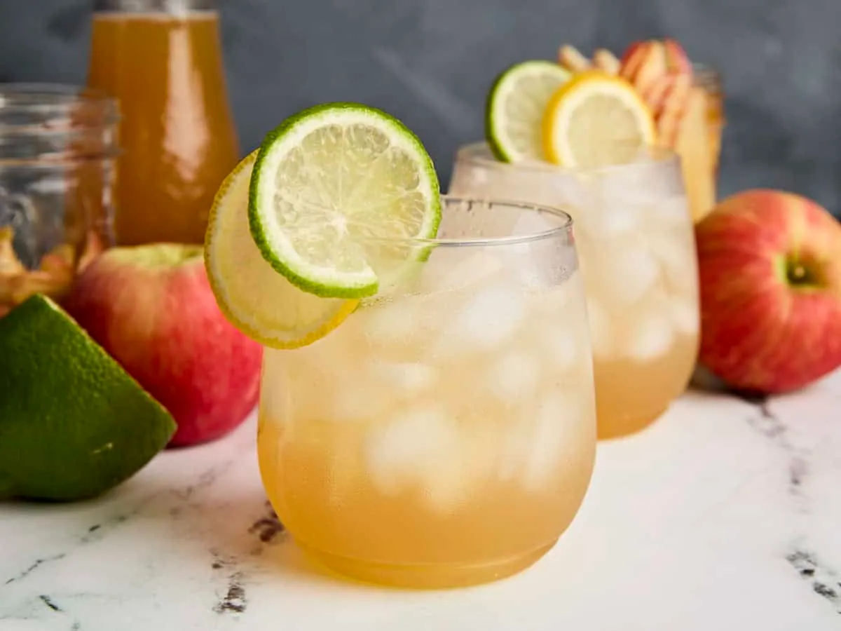 Apple Cider Shrub Mocktail Recipe