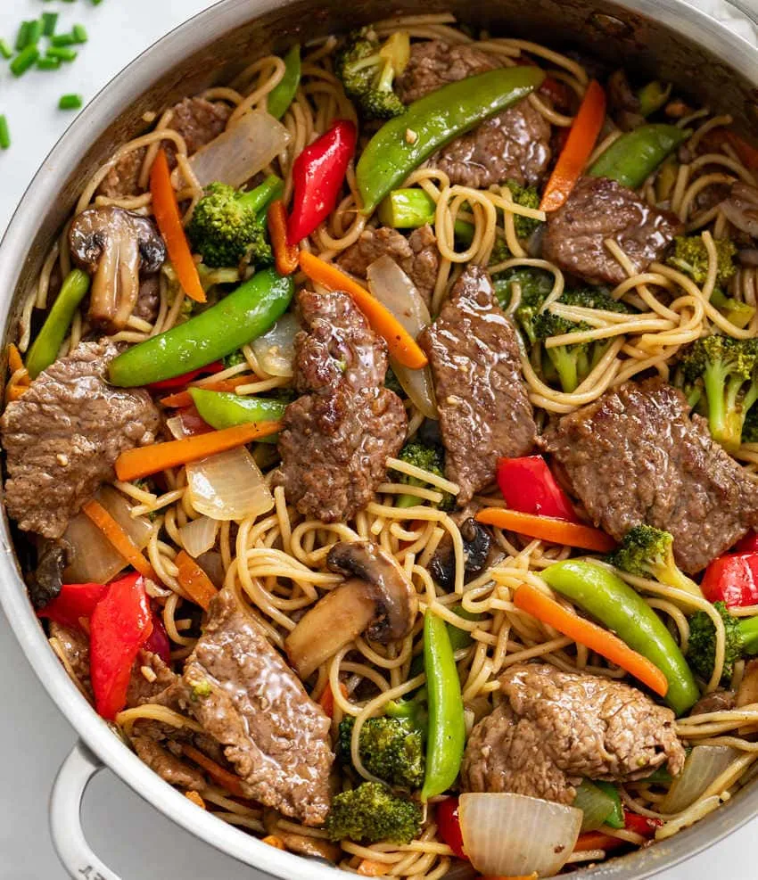 Beef Stir Fry with Noodles