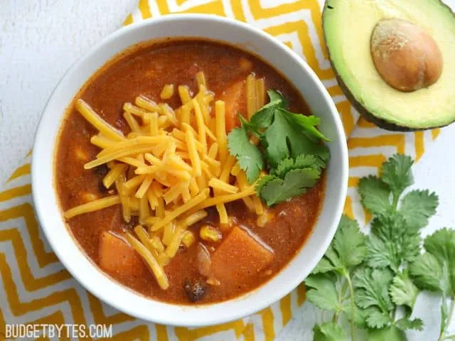 Sweet Potato Tortilla Soup