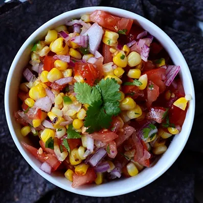 Perfect Grilled Corn Salsa