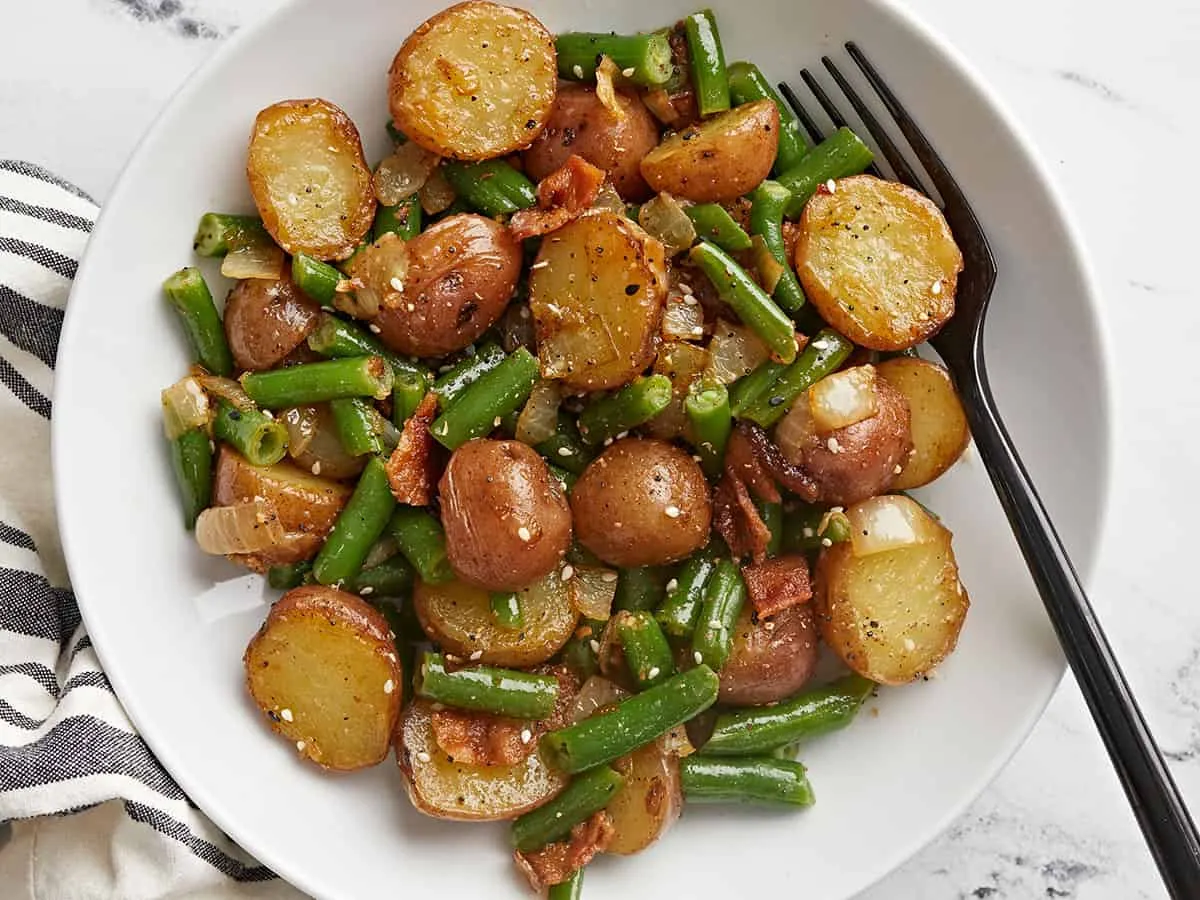 Potato and Green Bean Skillet