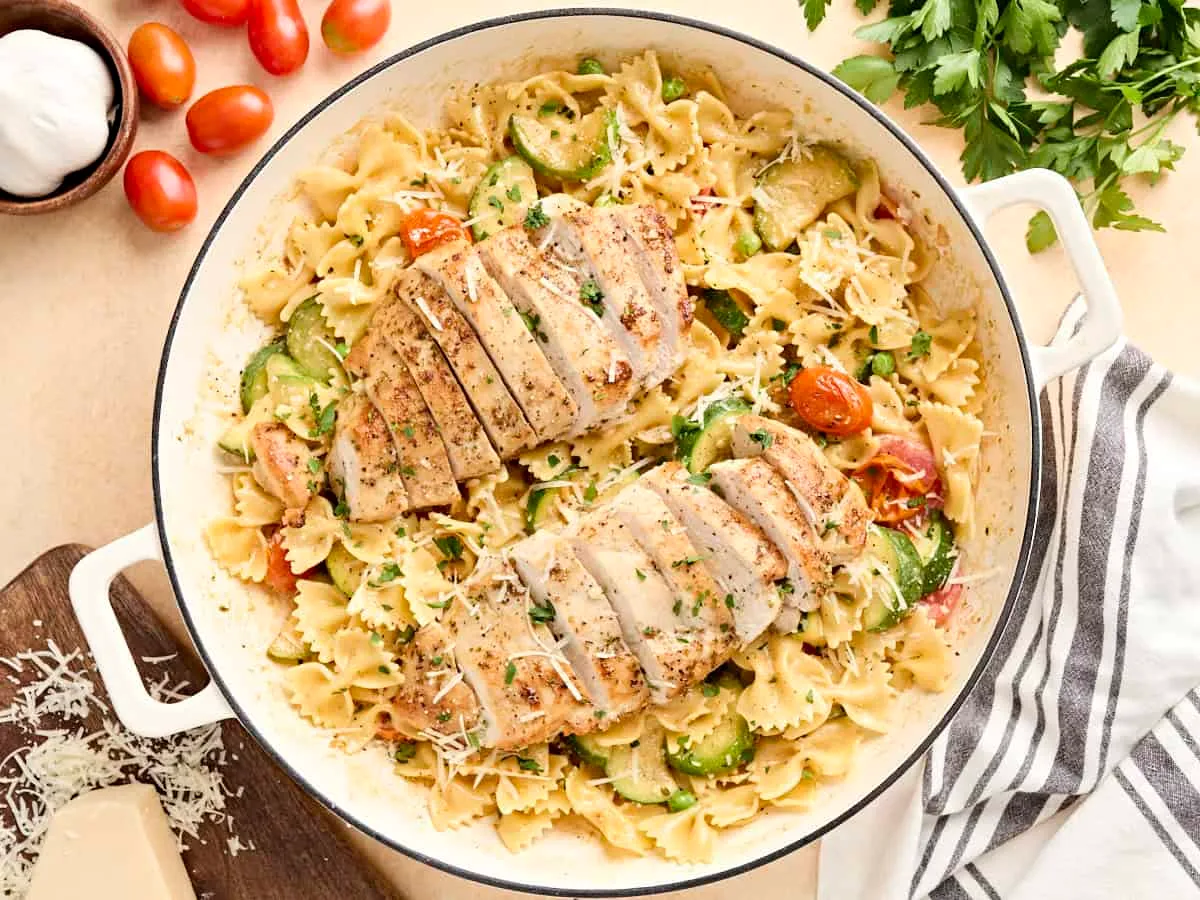 Chicken Pasta Primavera Recipe