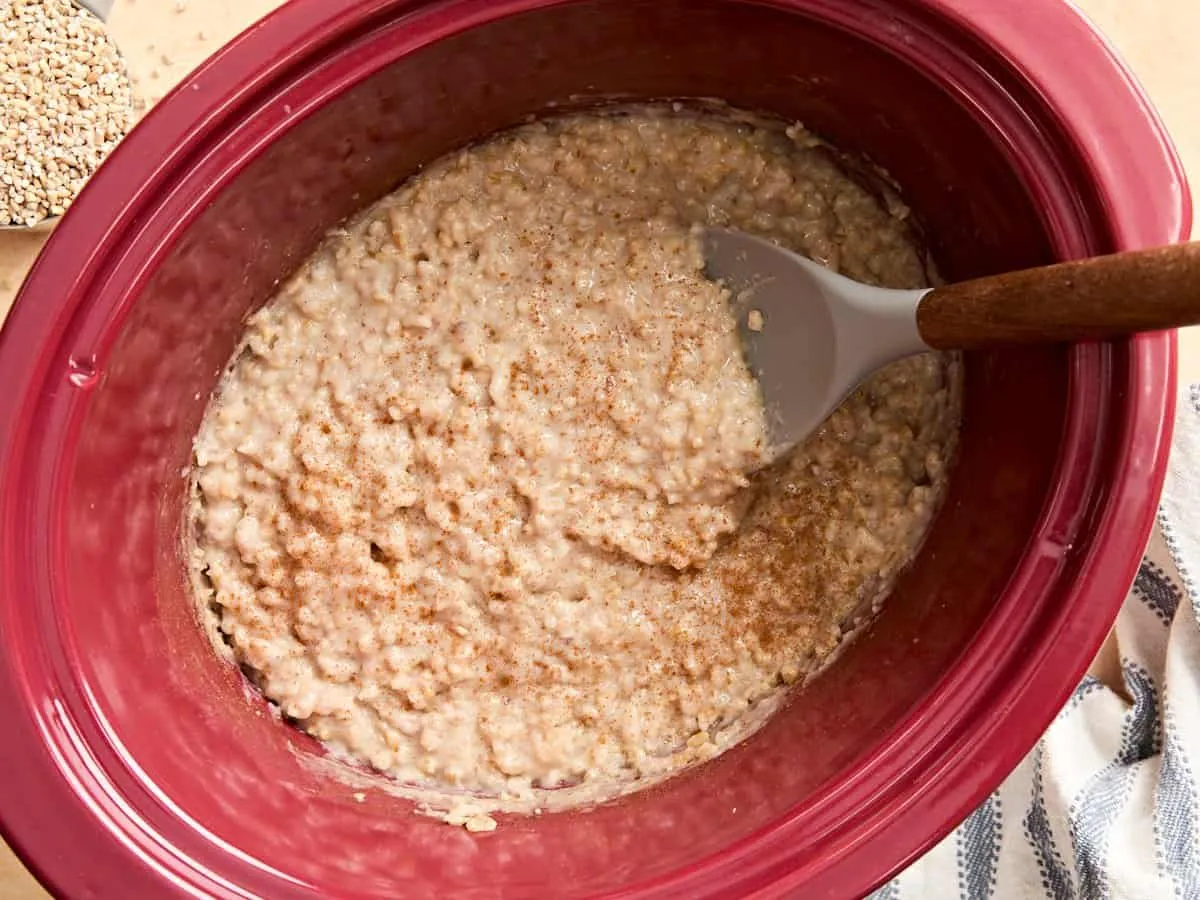Slow Cooker Steel Cut Oatmeal Recipe
