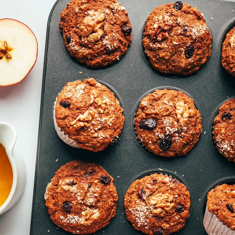 Vegan Gluten-Free Morning Glory Muffins