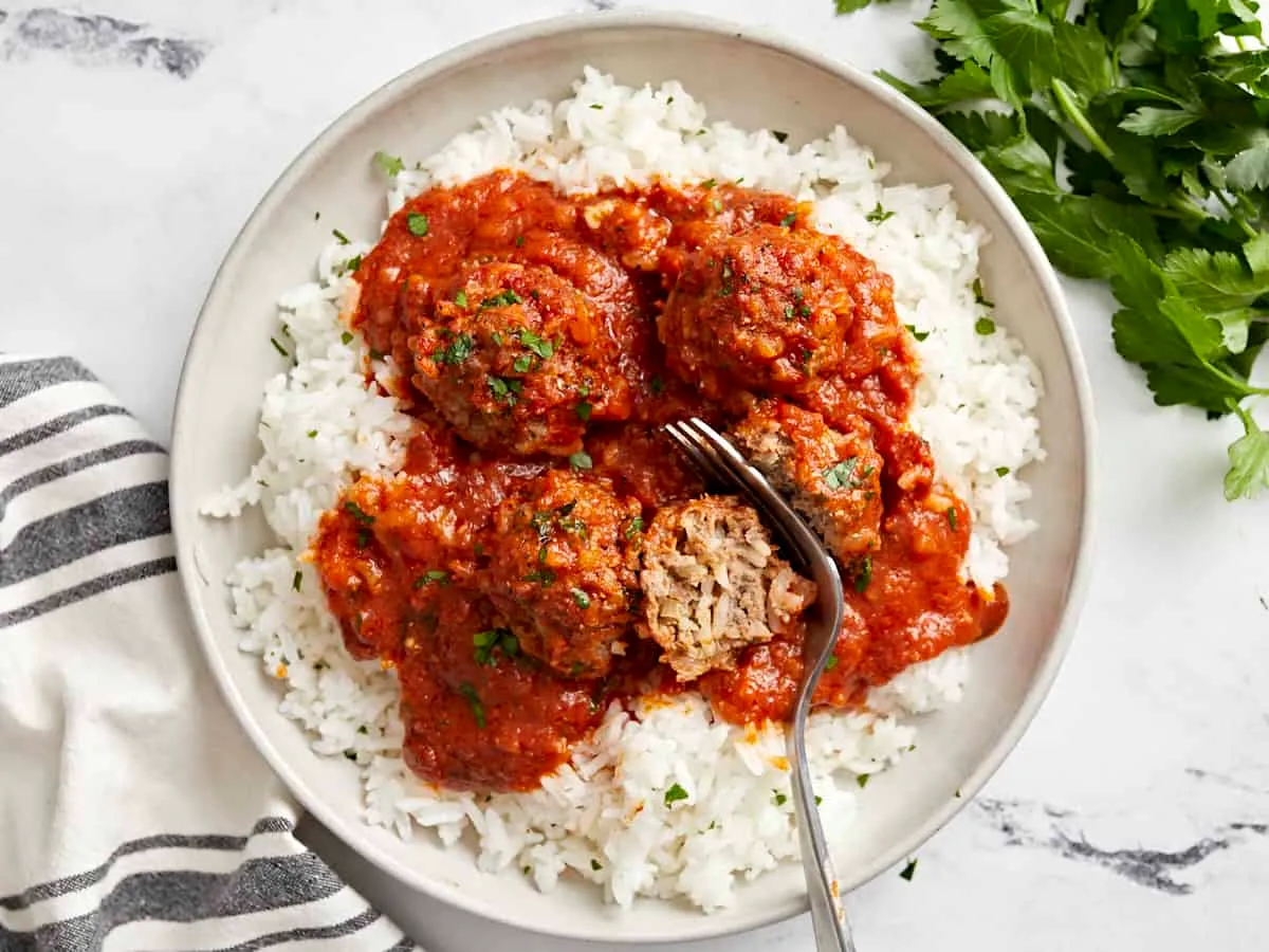 Porcupine Meatballs